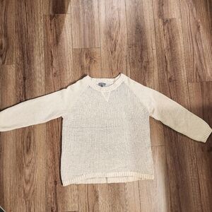 Anthropologie Market And Spruce Warm Beige Thermal Knit Sweater